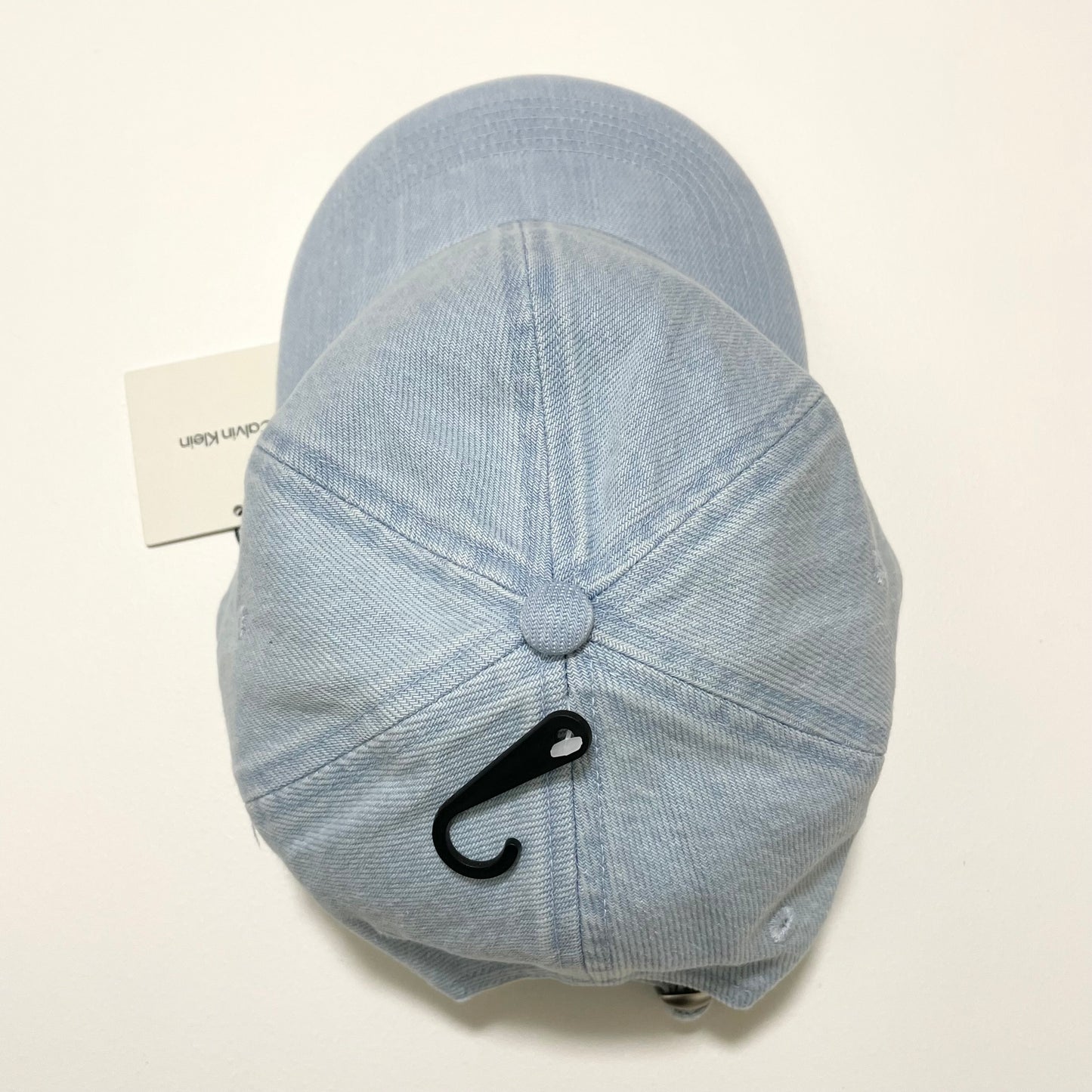 Calvin Klein カルバンクライン キャップ ベースボール 帽子 ONE SIZE デニム 刺繍 ロゴCK レディース 青