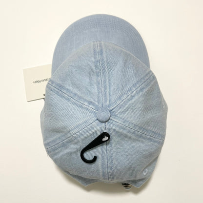 Calvin Klein カルバンクライン キャップ ベースボール 帽子 ONE SIZE デニム 刺繍 ロゴCK レディース 青