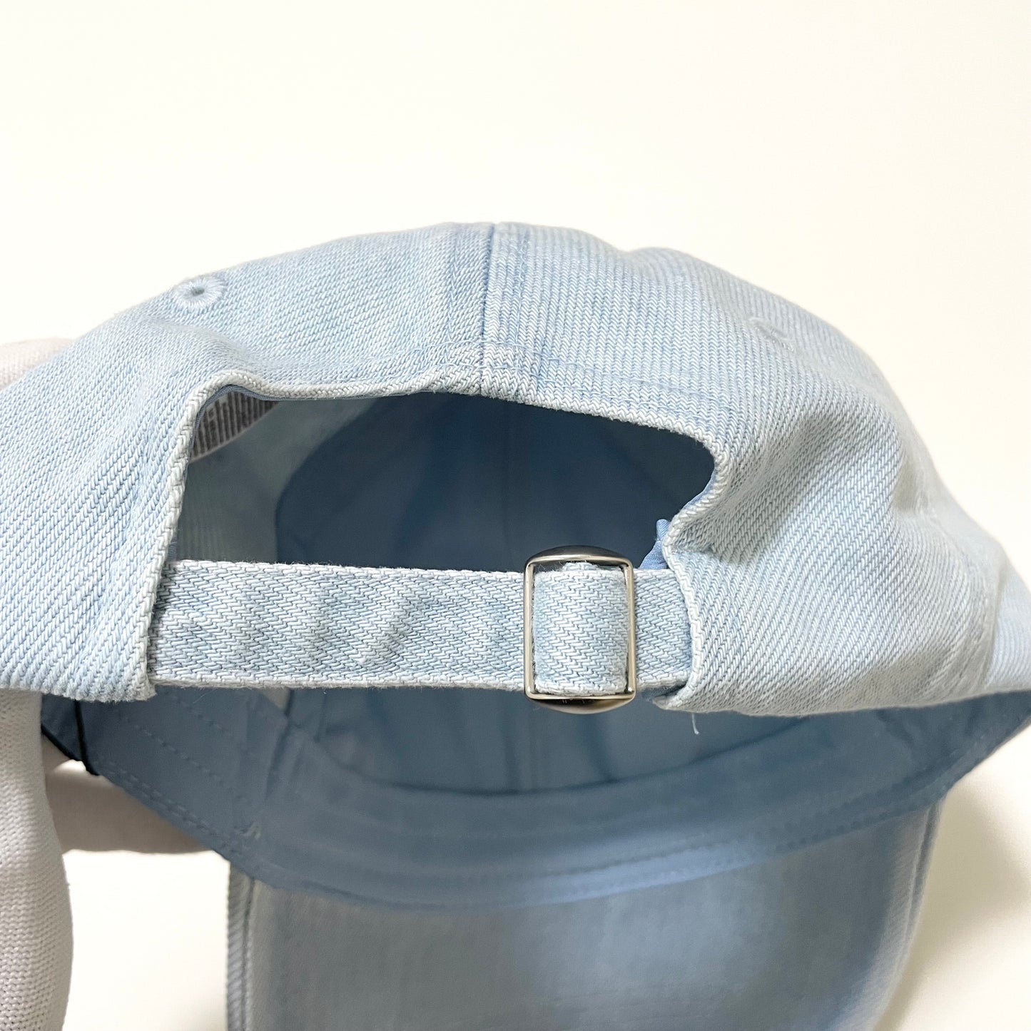 Calvin Klein カルバンクライン キャップ ベースボール 帽子 ONE SIZE デニム 刺繍 ロゴCK レディース 青