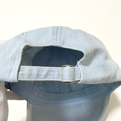 Calvin Klein カルバンクライン キャップ ベースボール 帽子 ONE SIZE デニム 刺繍 ロゴCK レディース 青