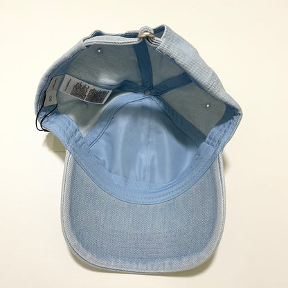 Calvin Klein カルバンクライン キャップ ベースボール 帽子 ONE SIZE デニム 刺繍 ロゴCK レディース 青