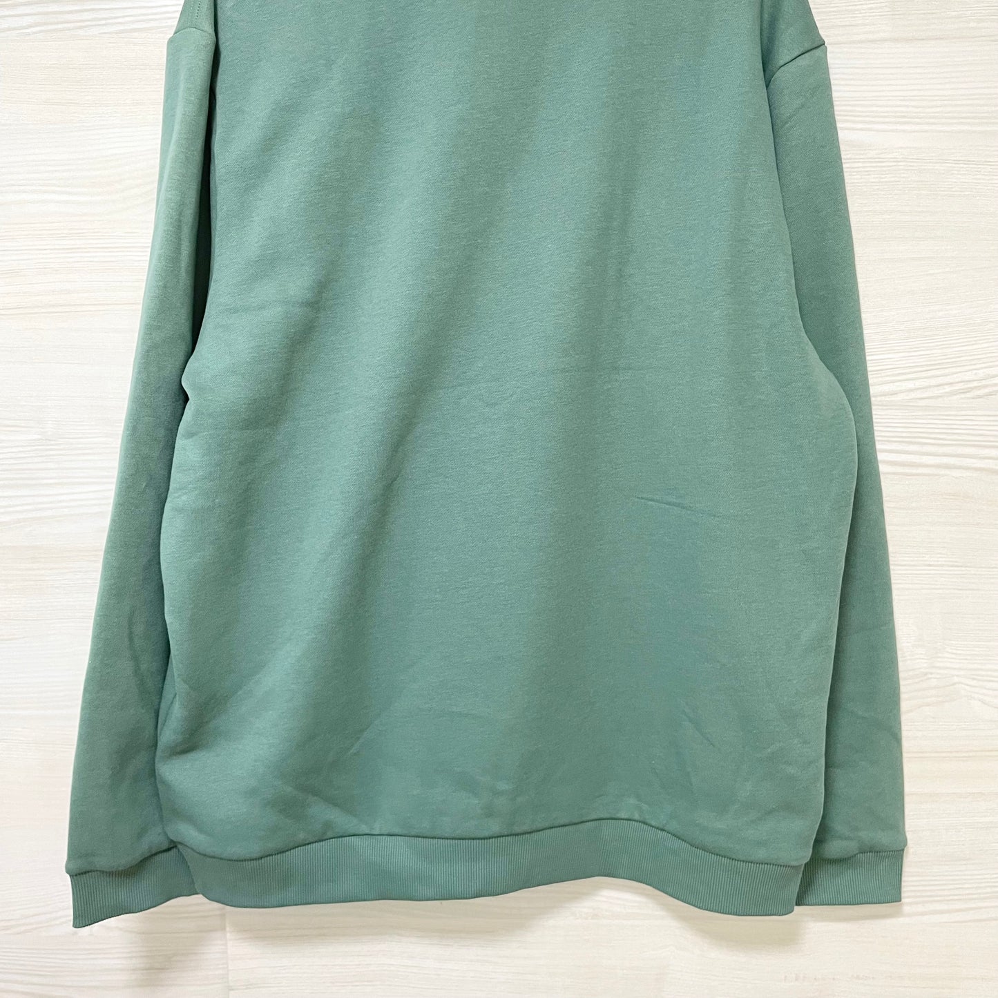 Calvin Klein カルバンクライン トレーナー XL 裏起毛 長袖 CK ブランド ロゴ プリント メンズ 緑 グリーン