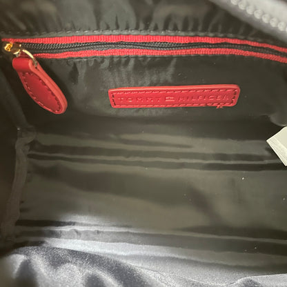 TOMMY HILFIGER トミーヒルフィガー ショルダーバッグ 斜め掛け ミニバッグ レディース トリコロール 総柄 ネイビー