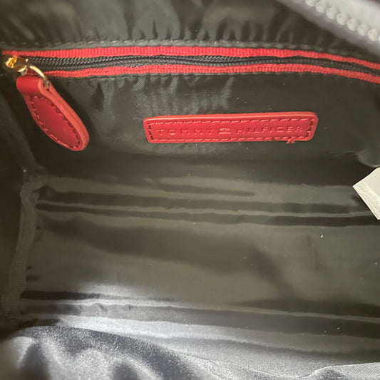 TOMMY HILFIGER トミーヒルフィガー ショルダーバッグ 斜め掛け ミニバッグ レディース トリコロール 総柄 ネイビー