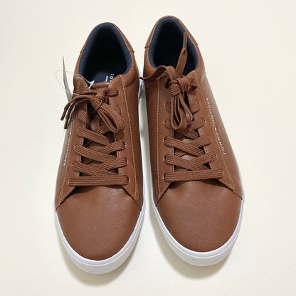 TOMMY HILFIGER トミーヒルフィガー スニーカー 27cm レースアップ メンズ 靴 シューズ おしゃれ 茶 ブラウン