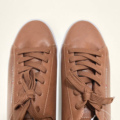 TOMMY HILFIGER トミーヒルフィガー スニーカー 27cm レースアップ メンズ 靴 シューズ おしゃれ 茶 ブラウン