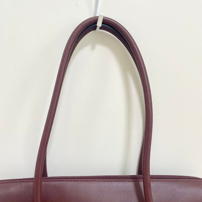 Cartier カルティエ トートバッグ マストライン 肩掛け レザー レディース ボルドー 美品 中古