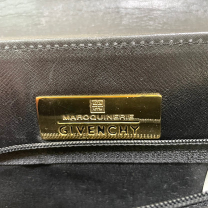 GIVENCHY ジバンシー ハンドバッグ フォーマルバッグ ミニバッグ レディース シンプル 黒 ブラック 美品 中古