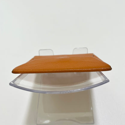HERMES エルメス コインケース 小銭入れ バスティア エバーカラー シンプル レディース オレンジ 美品 中古