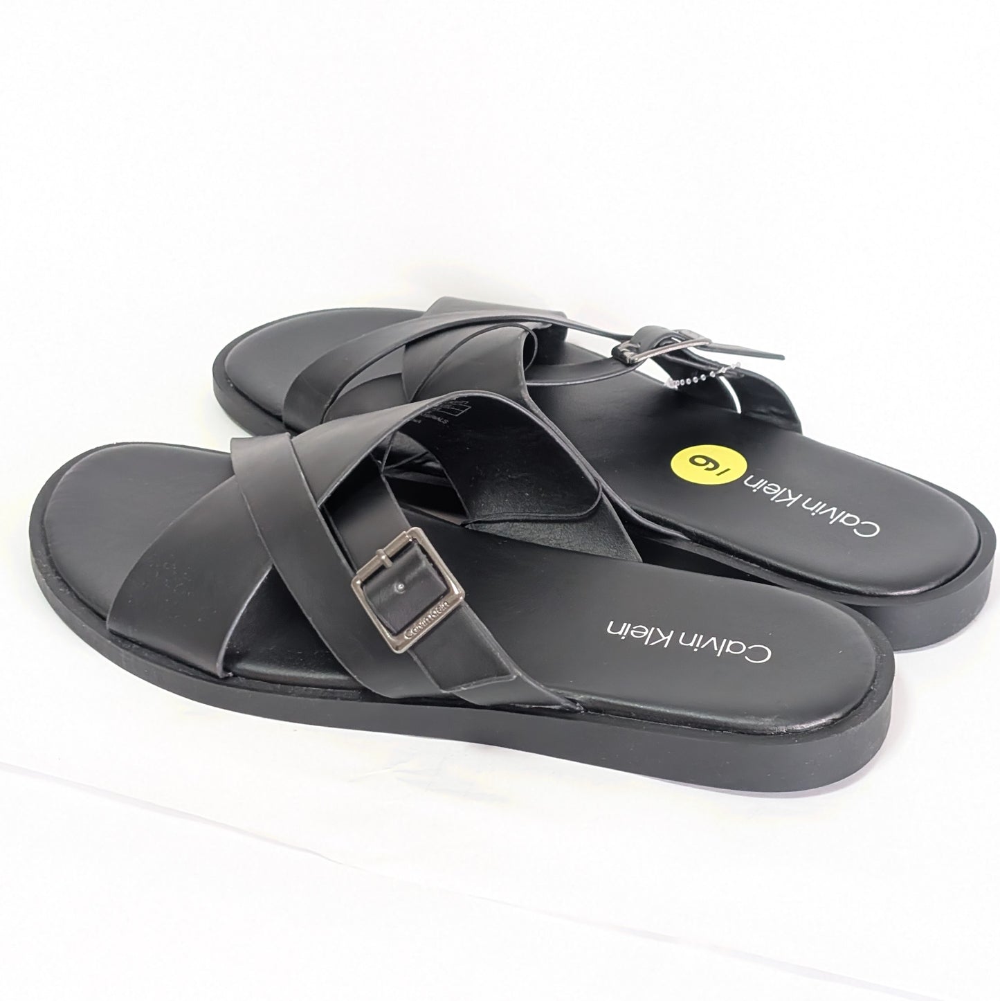 Calvin Klein サンダル ブラック スリップオン 無地 27㎝ メンズ
