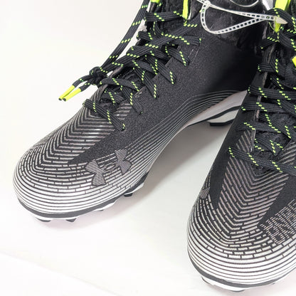 Under Armour アンダーアーマー 28㎝ アメフトスパイク 黒 蛍光緑