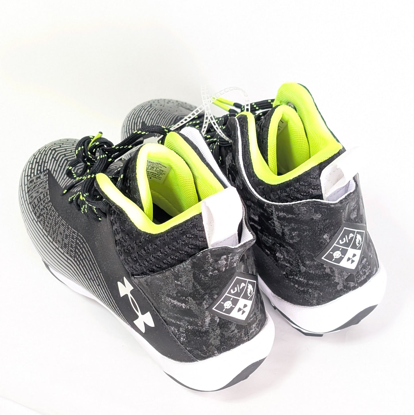 Under Armour アンダーアーマー 28㎝ アメフトスパイク 黒 蛍光緑