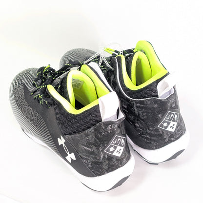 Under Armour アンダーアーマー 28㎝ アメフトスパイク 黒 蛍光緑