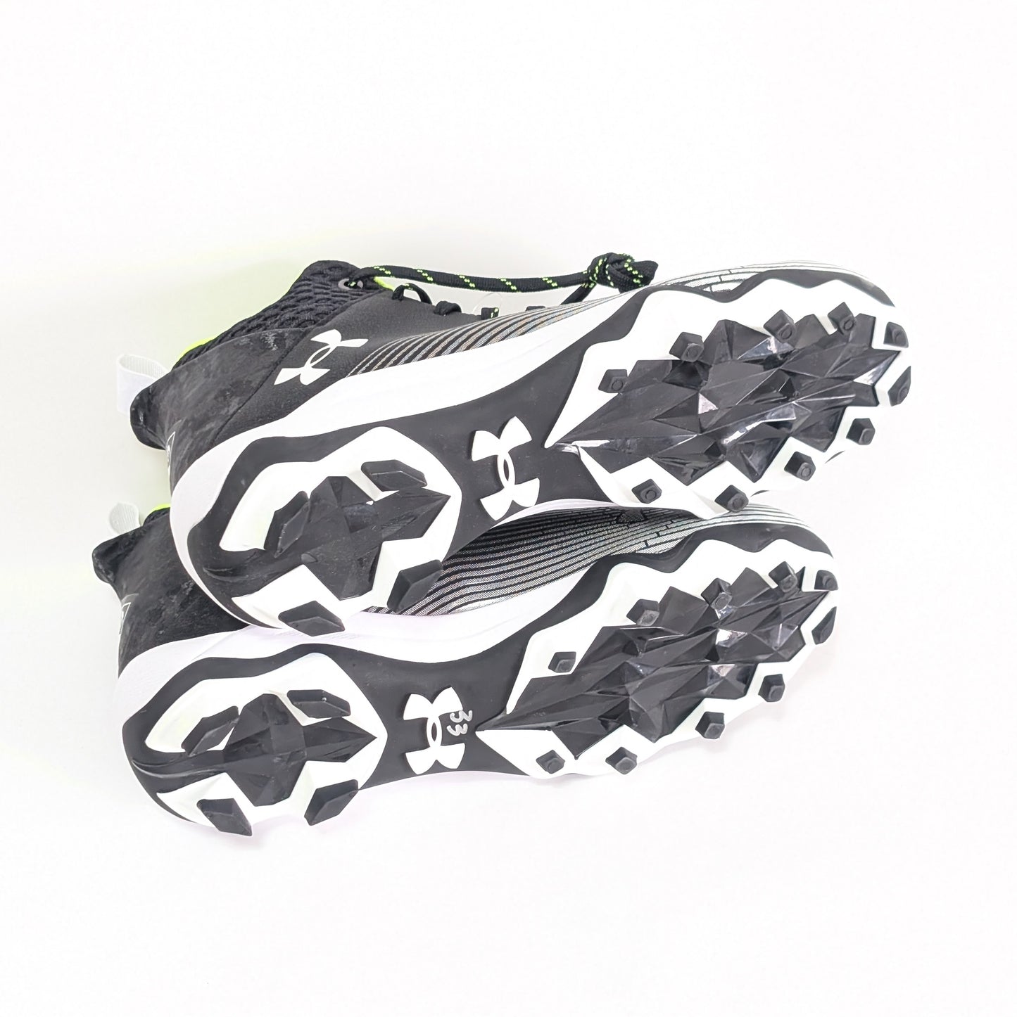 Under Armour アンダーアーマー 28㎝ アメフトスパイク 黒 蛍光緑