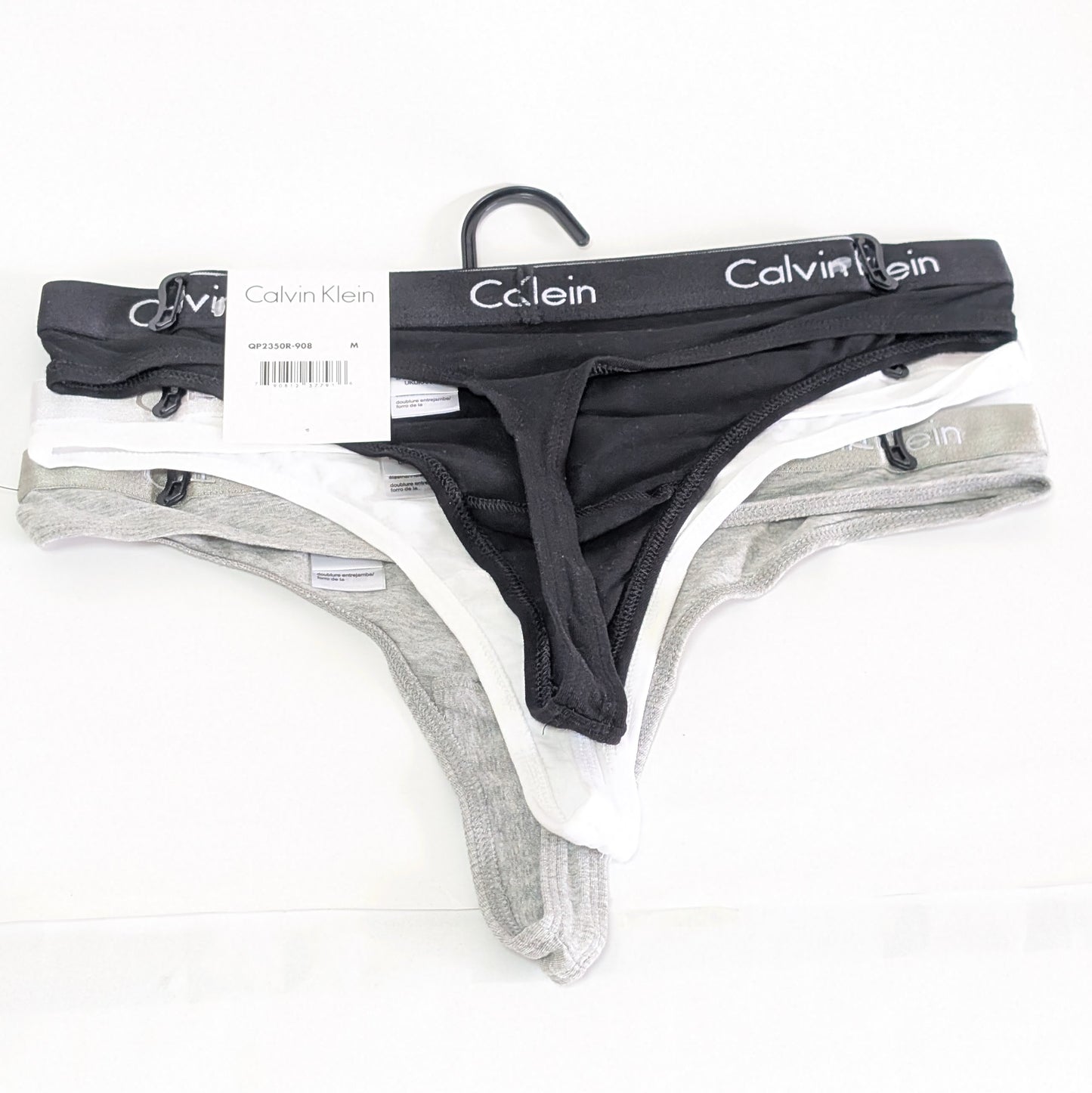 カルバンクライン Tバックショーツ M 3色セット ホワイト ブラック グレー