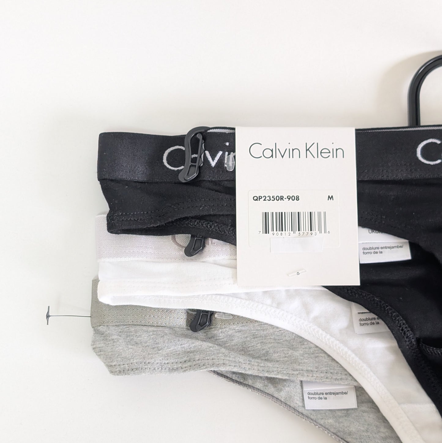 カルバンクライン Tバックショーツ M 3色セット ホワイト ブラック グレー