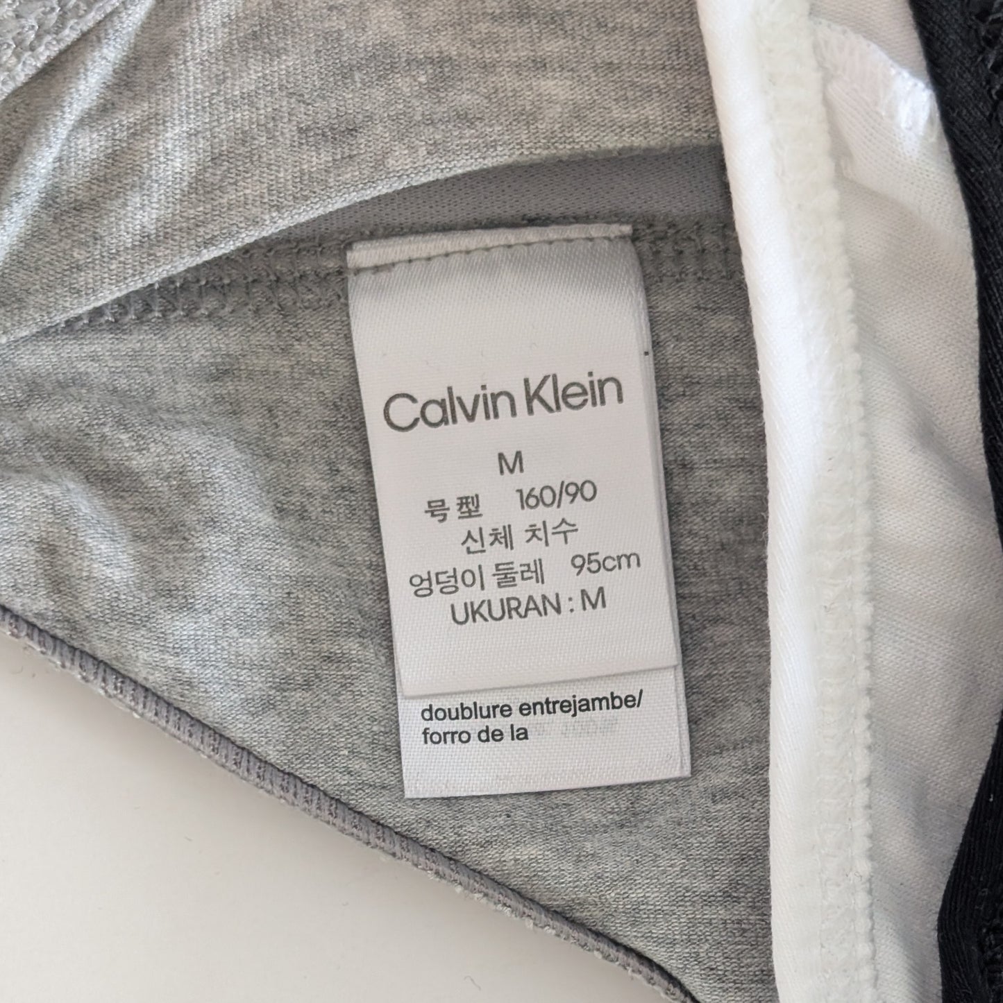 カルバンクライン Tバックショーツ M 3色セット ホワイト ブラック グレー