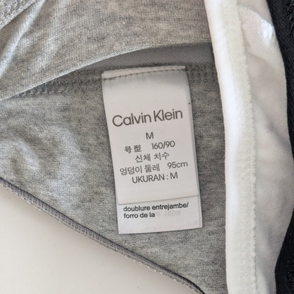カルバンクライン Tバックショーツ M 3色セット ホワイト ブラック グレー