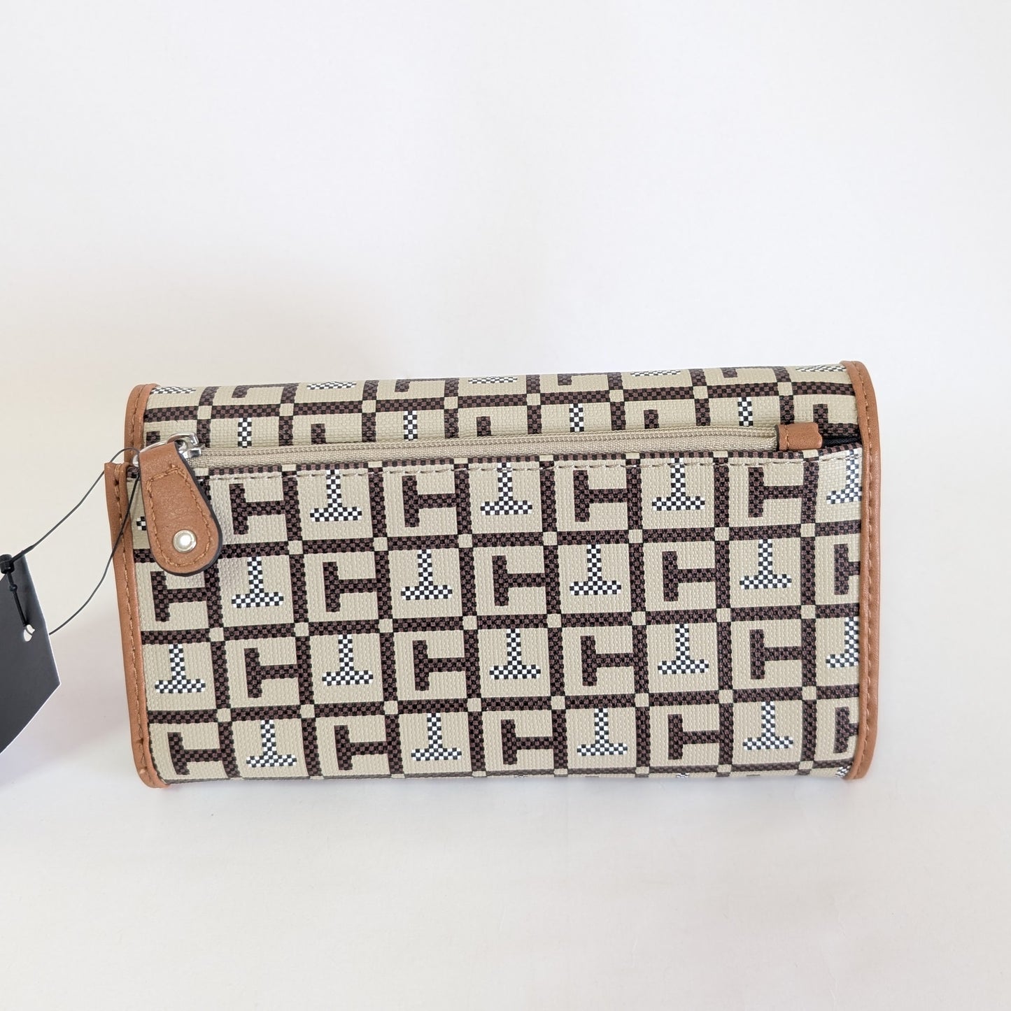 Tommy Hilfiger 長財布 おしゃれ 人気 ロゴ ブラウン TH柄