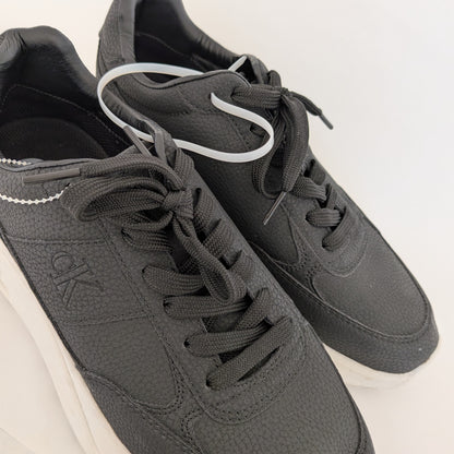 CalvinKlein スニーカー ブラック 27.5cm シンプル 無地 おしゃれ シューズ