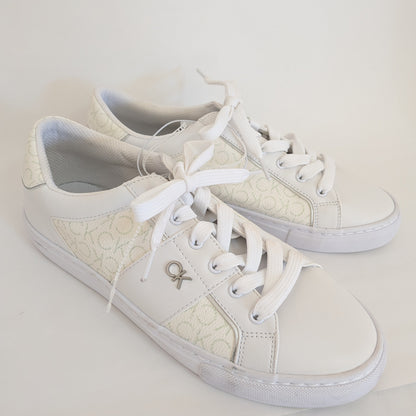 CalvinKlein スニーカー ホワイト 27.5cm CKロゴ シンプル おしゃれ メンズ