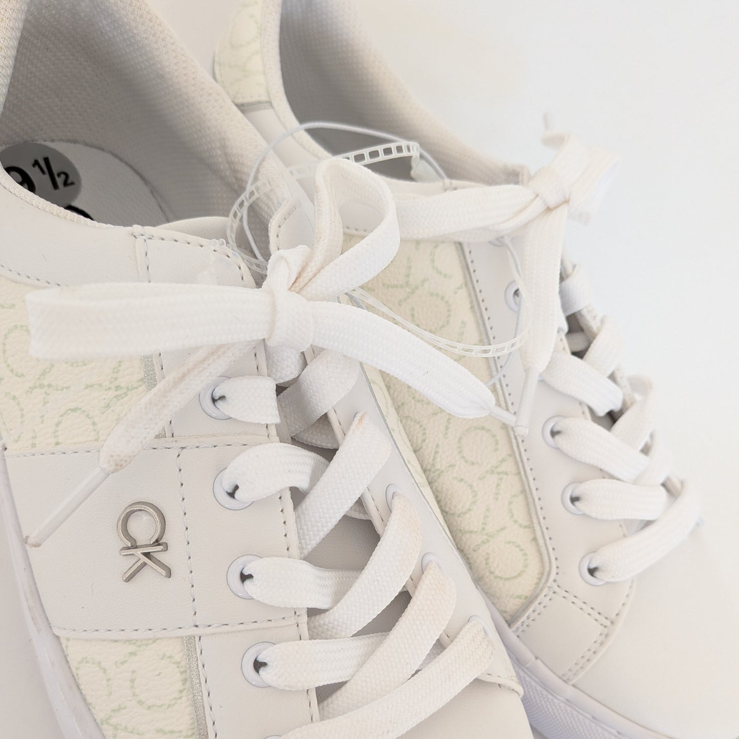 CalvinKlein スニーカー ホワイト 27.5cm CKロゴ シンプル おしゃれ メンズ