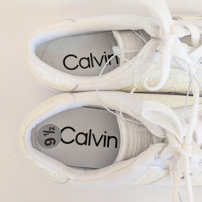 CalvinKlein スニーカー ホワイト 27.5cm CKロゴ シンプル おしゃれ メンズ