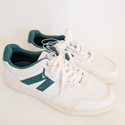 Calvin Klein スニーカー ホワイト グリーン 人気色 CKロゴ ワンポイント 26.5cm