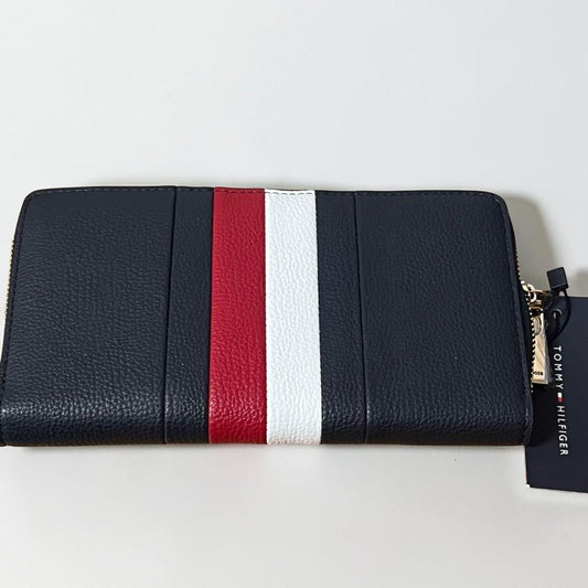 TOMMY HILFIGER 長財布 ラウンドファスナートリコロール