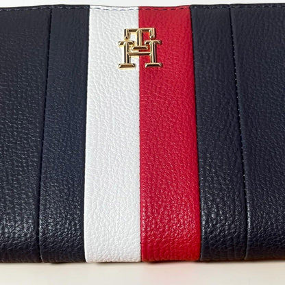 TOMMY HILFIGER 長財布 ラウンドファスナートリコロール