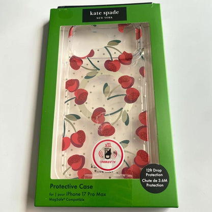 kate spade チェリー柄 iPhone 17 Pro Max ケース