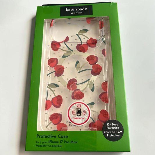 kate spade チェリー柄 iPhone 17 Pro Max ケース