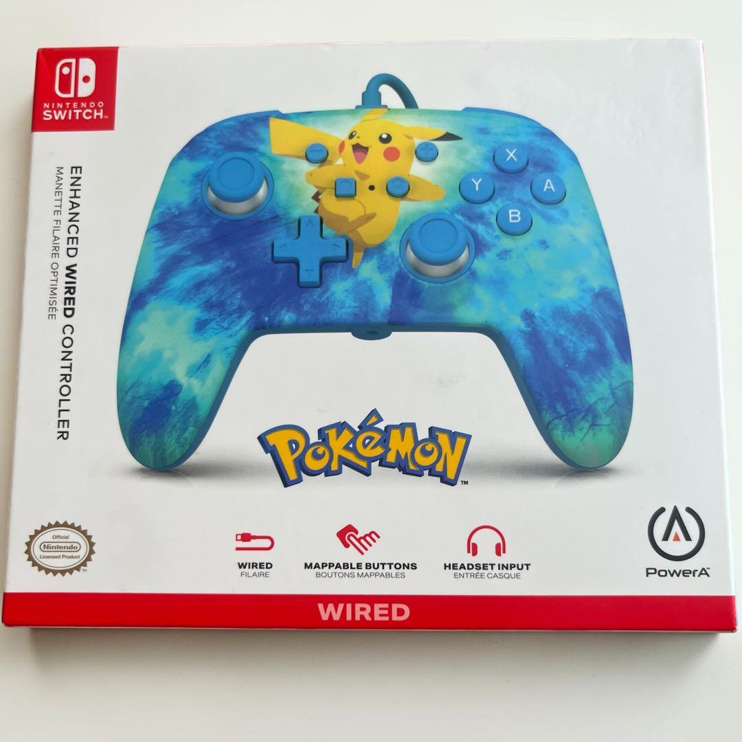 ポケモン Nintendo switch 有線コントローラー 海外限定品