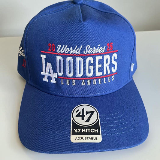 ロサンゼルス・ドジャース キャップ 大谷翔平サイン&背番号刺繍入