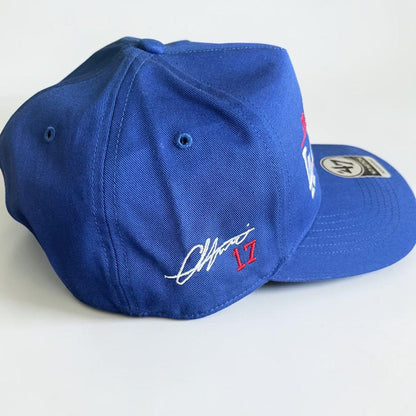 ロサンゼルス・ドジャース キャップ 大谷翔平サイン&背番号刺繍入