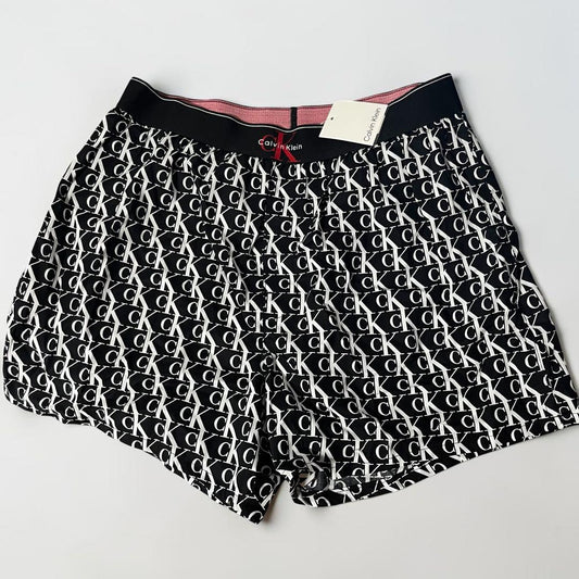 Calvin Klein トランクス Sサイズ 総柄 ロゴ ブラック