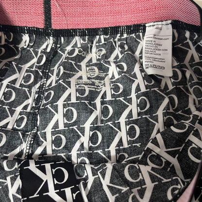 Calvin Klein トランクス Sサイズ 総柄 ロゴ ブラック