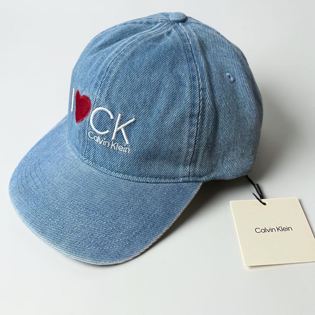 Calvin Klein デニム ベースボールキャップ