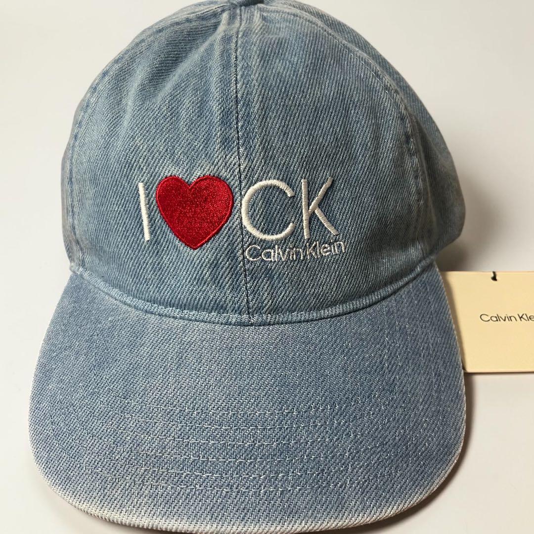Calvin Klein デニム ベースボールキャップ