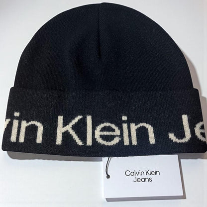 カルバンクライン ニット帽 黒 ビーニー Calvin Klein 帽子