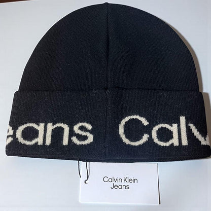 カルバンクライン ニット帽 黒 ビーニー Calvin Klein 帽子