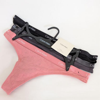 カルバンクライン ショーツ M 3枚 Tバック ピンク グレー ブラック 下着