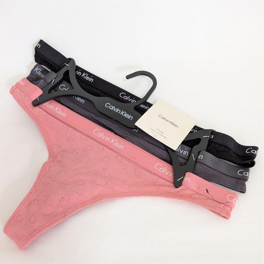 カルバンクライン ショーツ M 3枚 Tバック ピンク グレー ブラック 下着
