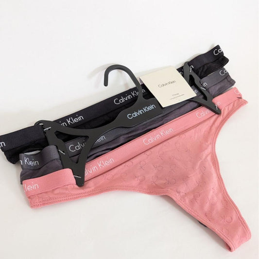 カルバンクライン ショーツ M 3枚 Tバック ピンク グレー ブラック 下着