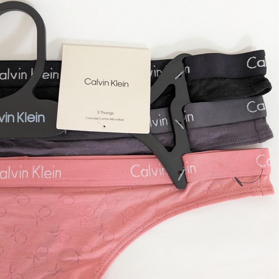 カルバンクライン ショーツ M 3枚 Tバック ピンク グレー ブラック 下着