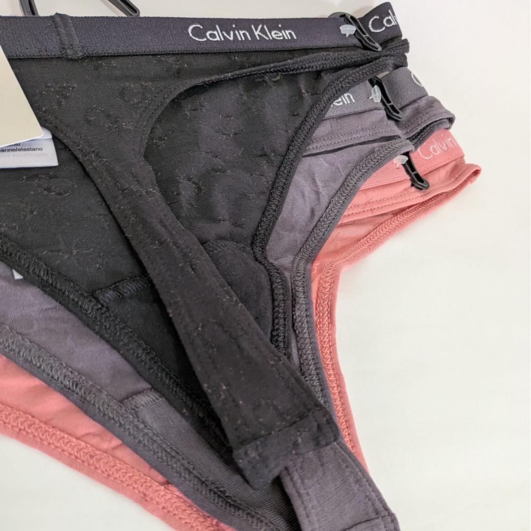 カルバンクライン ショーツ M 3枚 Tバック ピンク グレー ブラック 下着