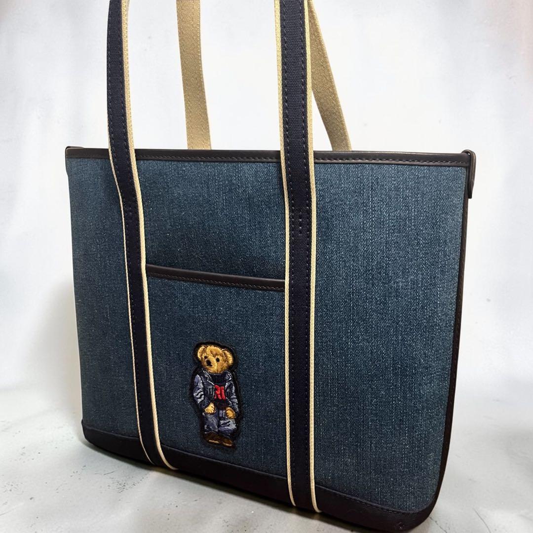 【新品タグ付】POLO Ralph Lauren デニムトートバッグ