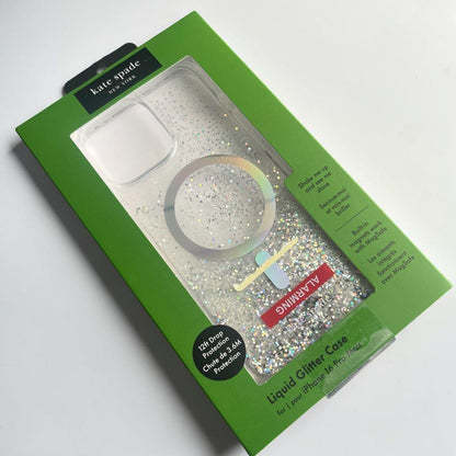 Kate Spade iPhone 16 Pro Max グリッターケース