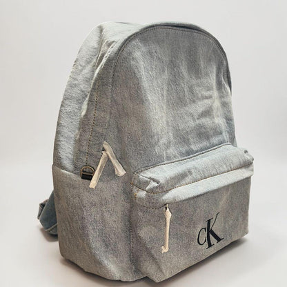 【新品未使用】Calvin Klein CK デニム リュック 大容量 海外限定