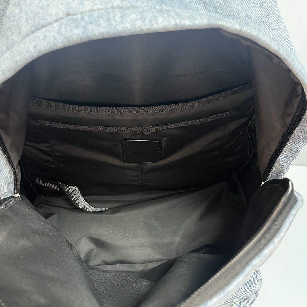 【新品未使用】Calvin Klein CK デニム リュック 大容量 海外限定